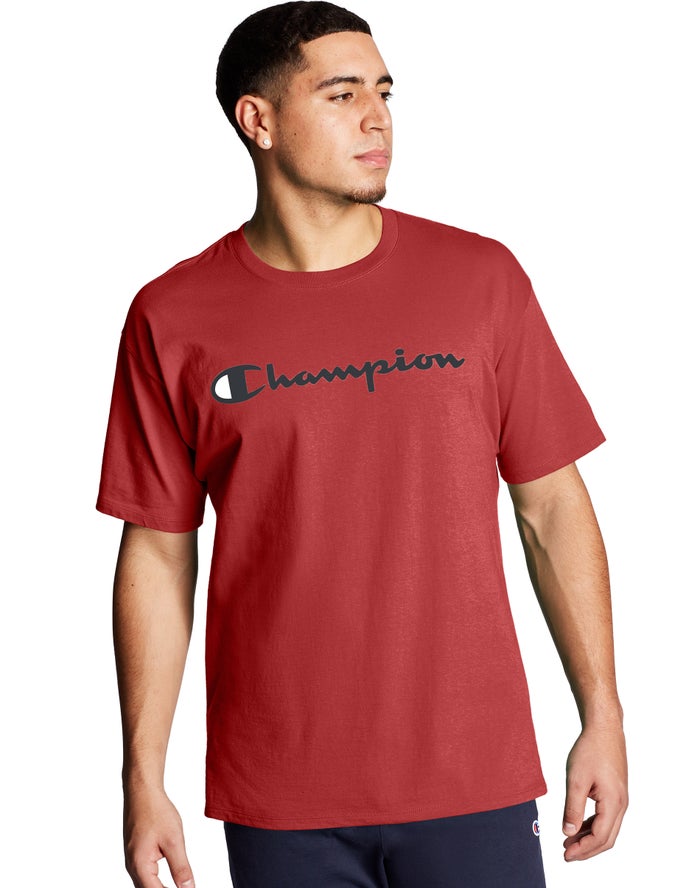 Camiseta Champion Hombre - Graphic Jersey Script Logo ( Rojas ) 1854976-QW